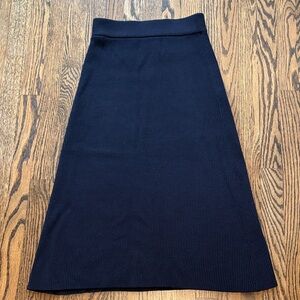 Sezane Naelle Skirt Navy Size M